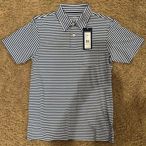 NWT Vineyard Vines Polo - Size Medium (12-14)  navy/white